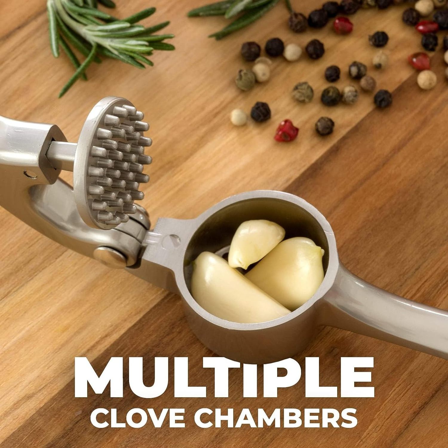 Easy to Squeeze Handle Kitchen Premium Garlic Crusher Easy to Clean Garlic Press Vegetable Tool Garlic Mincer