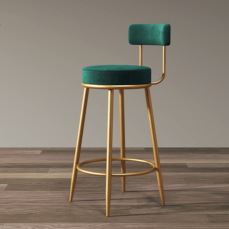 Cheaper Price Modern Design Bar stool high Chair Casino stool bar Chair with  back rest cushion Leather