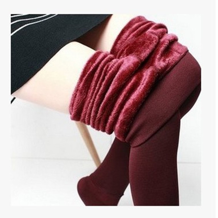 Women's Winter Warm Fleece Lined Leggings - Thick Velvet Tights Thermal Pants