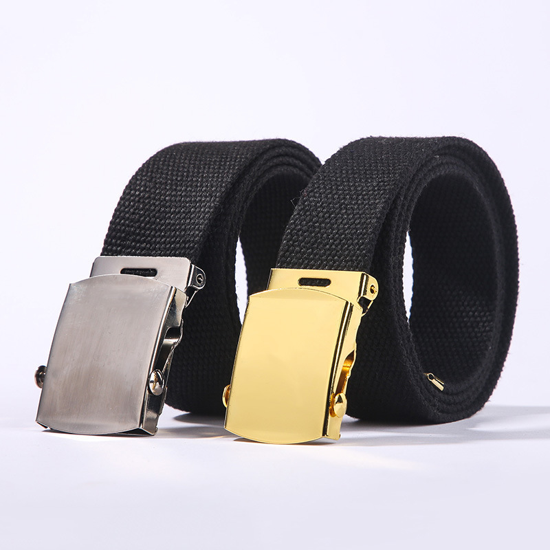 Nylon Web Belt with Automatic Slide Buckle  custom fabric belt