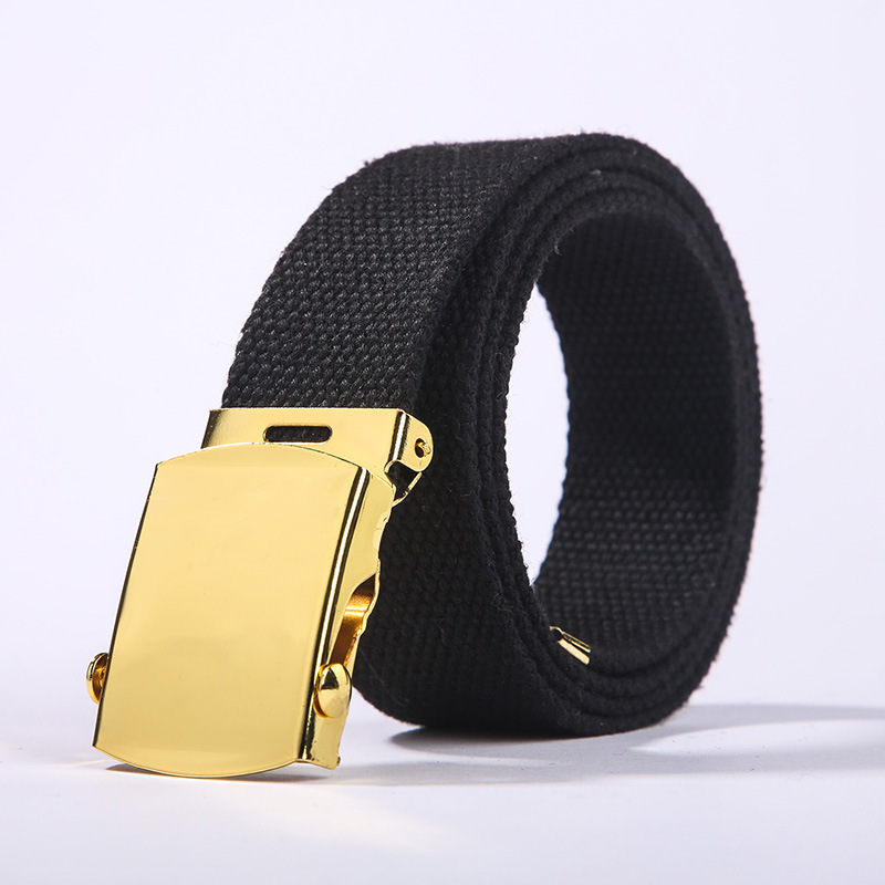 Nylon Web Belt with Automatic Slide Buckle  custom fabric belt