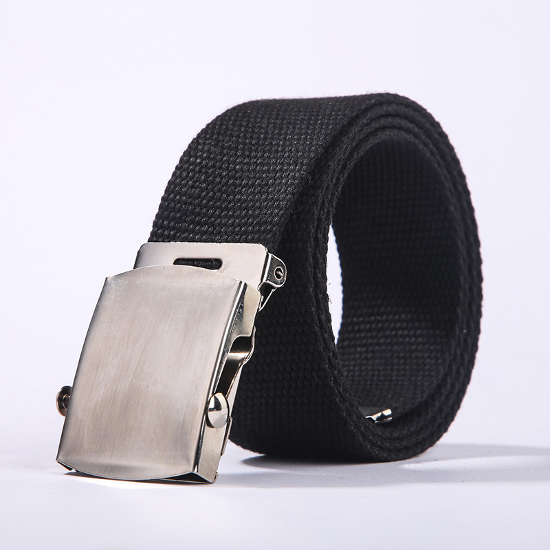 Nylon Web Belt with Automatic Slide Buckle  custom fabric belt