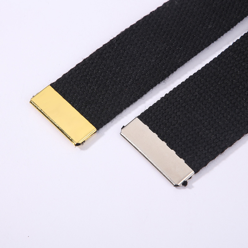 Nylon Web Belt with Automatic Slide Buckle  custom fabric belt