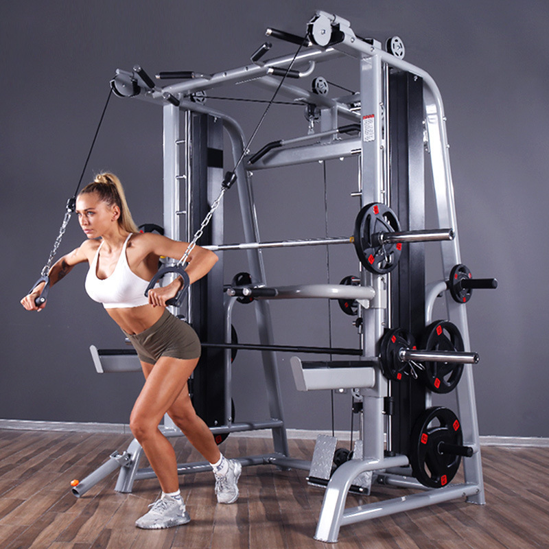 Commercial Gym Leg Press Home exercise equipment Multi Gym Cable Squat rack Machine Multifunction Smith Machine