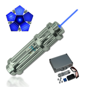 Aluminum alloy Gatling shape laser pen 450nm blue laser pointer flashlight manufacturer direct Laserzeiger  Puntatore