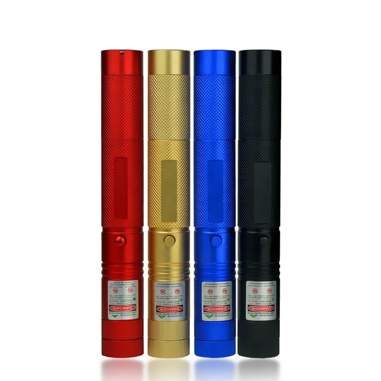 Metal laser pen manufacturers direct sales of green laser pointer teaching instruction flashlight set shipped