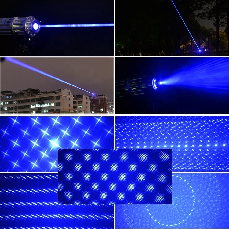 Gatling Shape B017USB Rechargeable Blue Laser 450nm Focusing Laser Pointer Flashlight Pointeur Laserzeiger