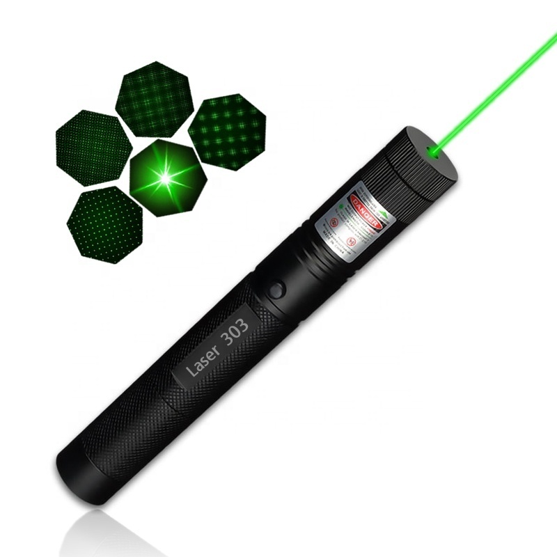 Metal laser pen manufacturers direct sales of green laser pointer teaching instruction flashlight set shipped