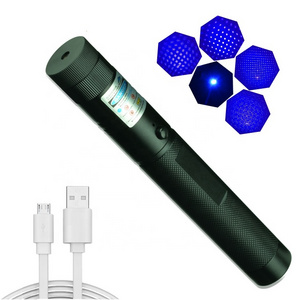 Portable USB 303 Charging 450nm low power  Blue Light Laser Pen Manufacturer Direct Sales  Laser Pen for Teaching