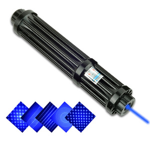 Aluminum alloy Gatling shaped laser pen 450nm blue laser pointer flashlight manufacturer direct sales extension