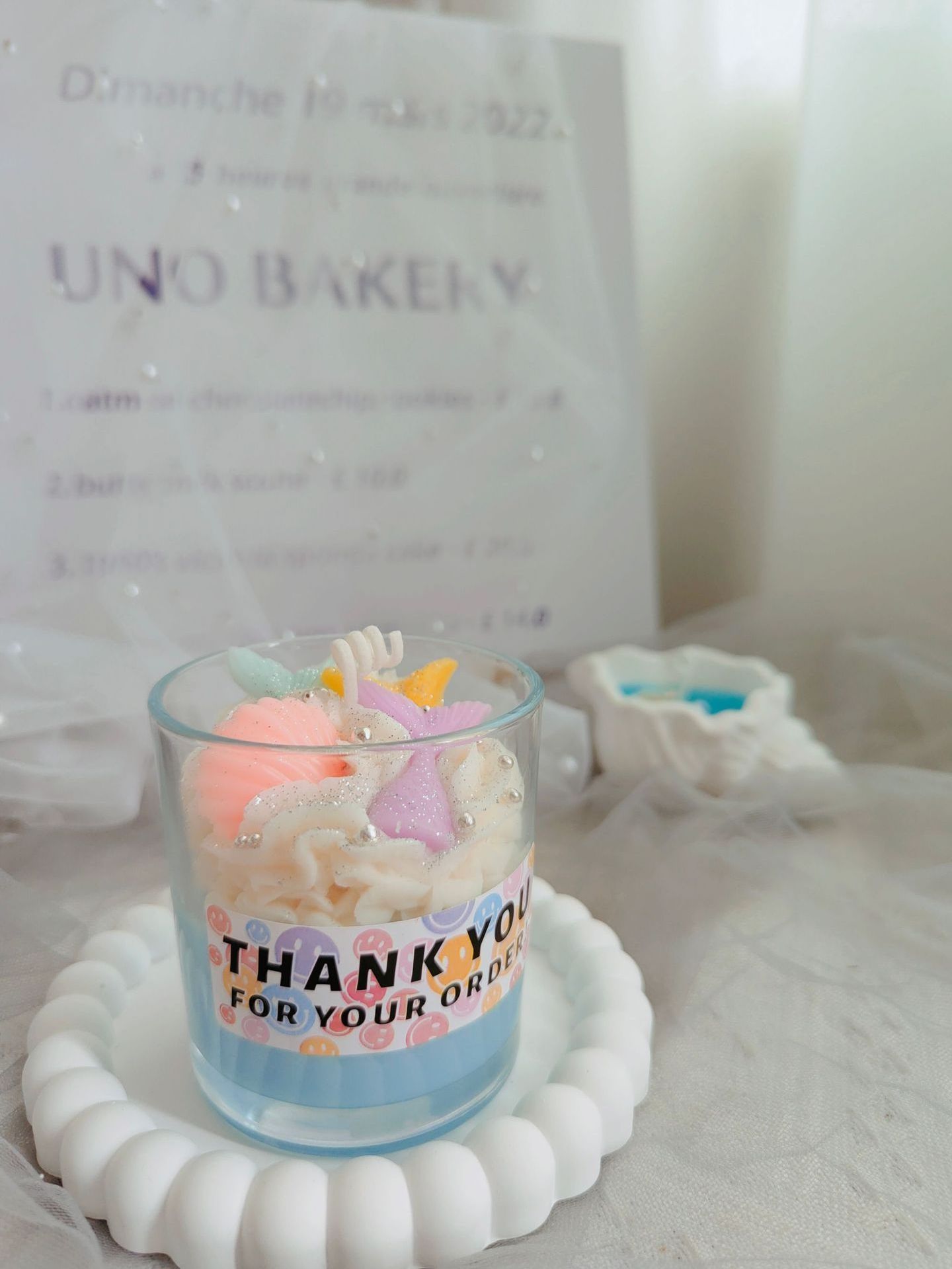 Hot Customized Cream Candles Scented Ice Cream Candle Dessert Candles For Home Fragrance Wedding Mother's Day Gift