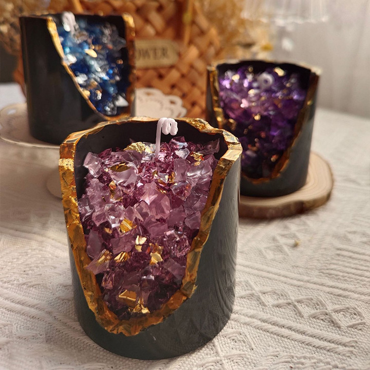 Crystal Candles Scented Witchcraft Decor Supplies Other Creative Gifts Novelty Crystal Candles