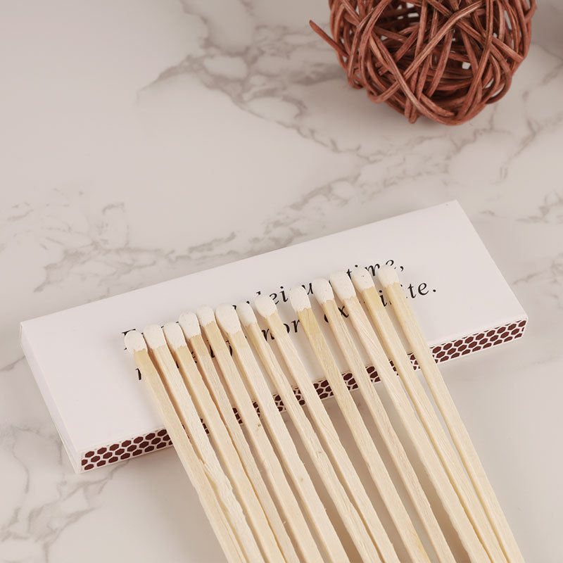 Personalised Colorful Wooden Stick Safety Long Black Matches Bulk