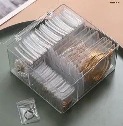 Hot Sale Anti Oxidation Jewelry Box High Quality Jewelry Box Portable Transparent Drawer Jewelry Storage Box