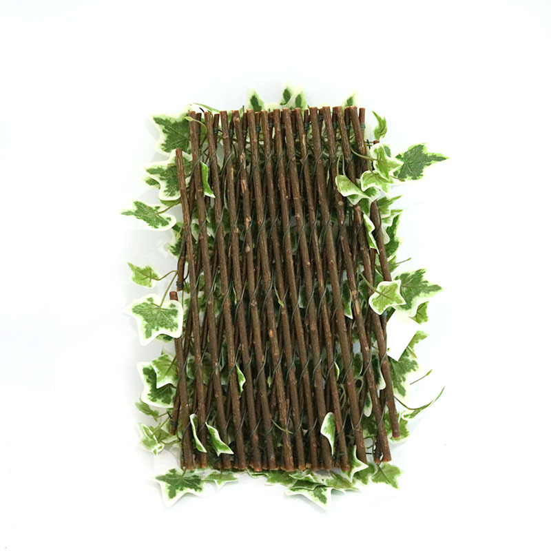 Wholesale Artificial Boxwood Green Hedge Topiary Ivy Fence Foliage Expandable Trellis for Garden Decor