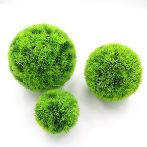 Anti UV Garden Supplies Topiary Faux Plant Artificial Boxwood Decorative Milan Grass Outdoor Balls for Decoration