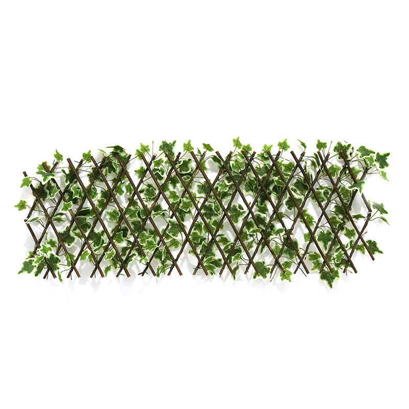 Wholesale Artificial Boxwood Green Hedge Topiary Ivy Fence Foliage Expandable Trellis for Garden Decor