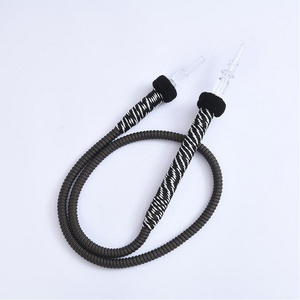 Hookah Pipe For Shisha Portable Glow In The Dark Tube Clearance Wholesale Stainless With Ice Bag Silicone Led Hookah Freeze Hose