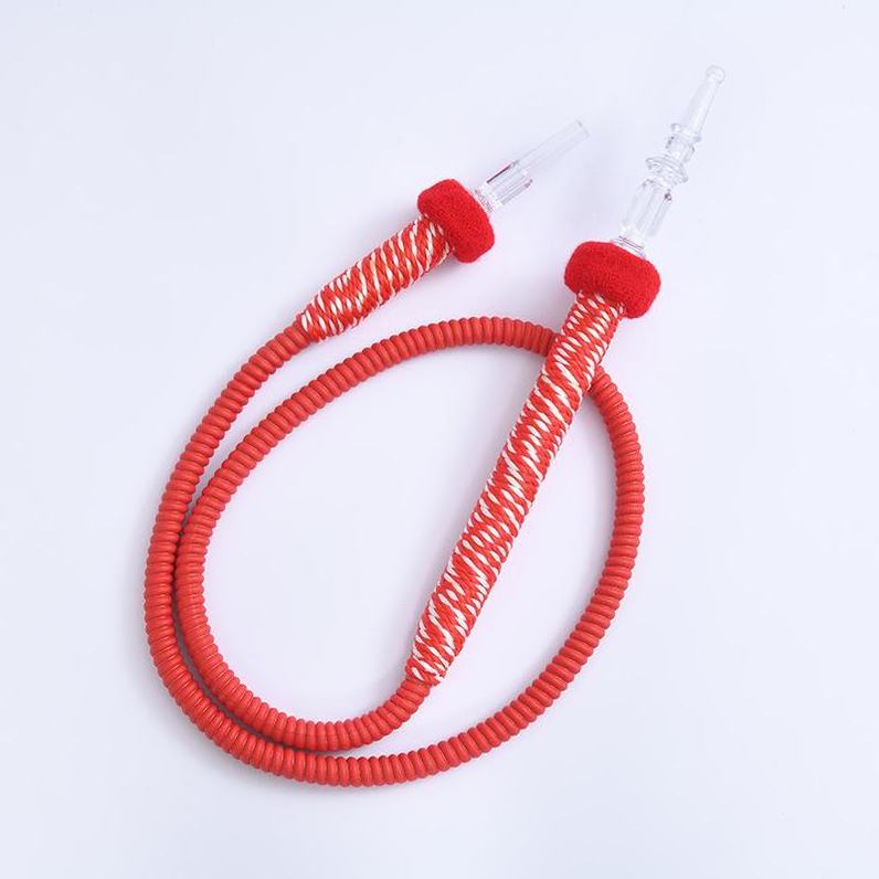 Hookah Pipe For Shisha Portable Glow In The Dark Tube Clearance Wholesale Stainless With Ice Bag Silicone Led Hookah Freeze Hose