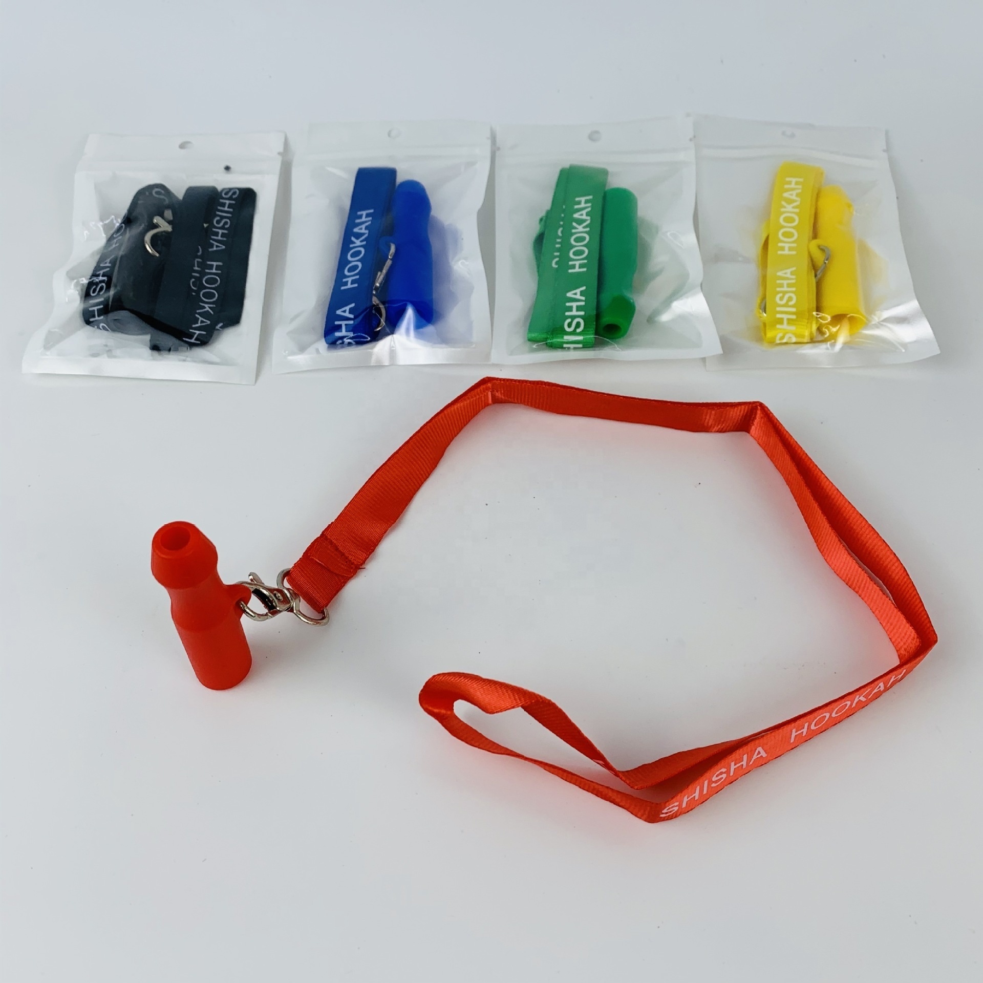 Silicone Hookah Mouthpiece With Hang Rope Strap Custom Hookah Accessories Shisha Mouth Tips