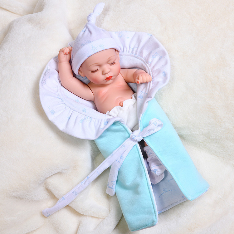 Ready Stock Soft Vinyl Realistic 11 Inch Angel Toddler Full Body Baby Vinyl Reborn Dolls For Boys Girls