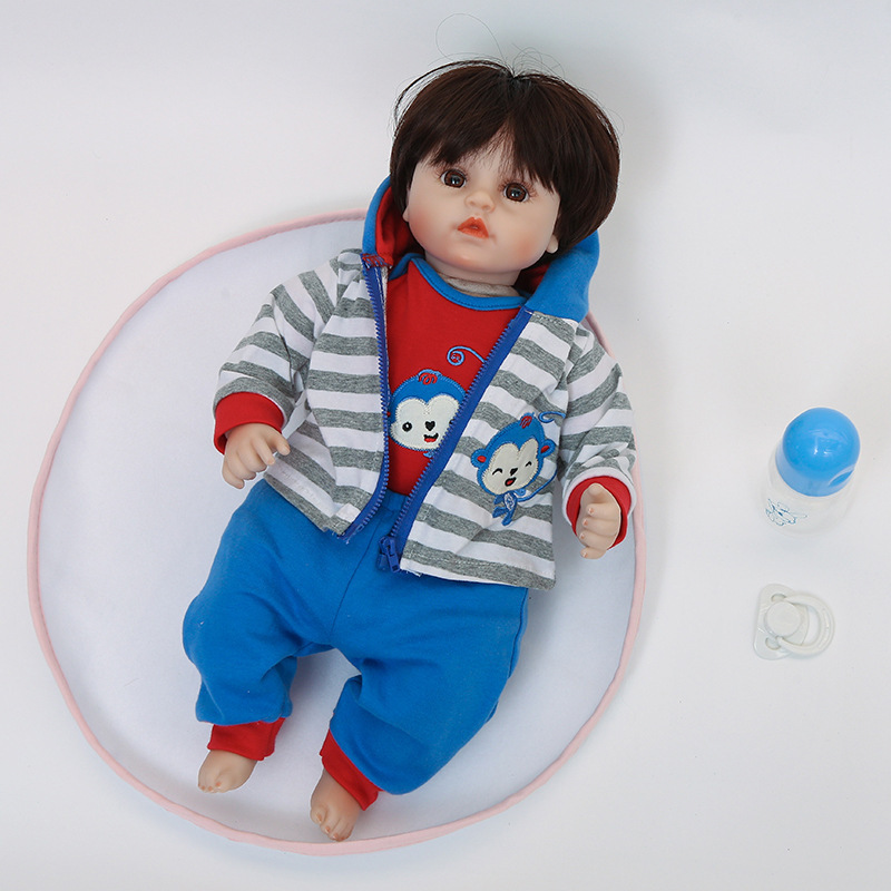 bebes reborn soft silicon baby doll lifelike newborn baby dolls christmas gift for children