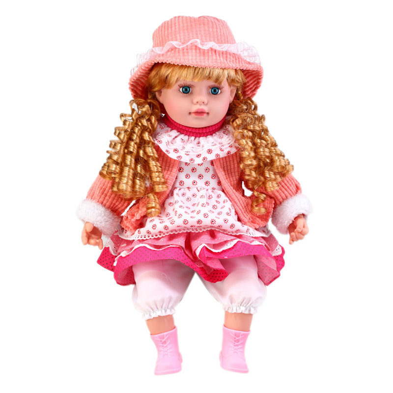 24 inch blink eyes by touch body speak Spanish dialogue lovely plush Baby electronic function dolls