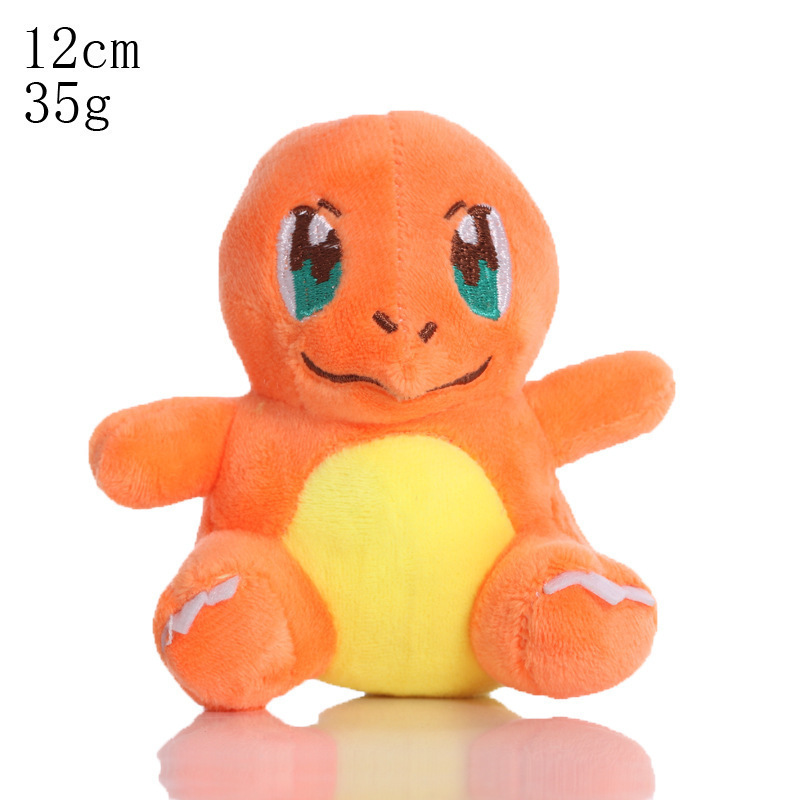 XT382 Wholesale bulk 10cm mini pokemoned peluche plush toy All star collection pokemoned plush keychain for claw vending machine