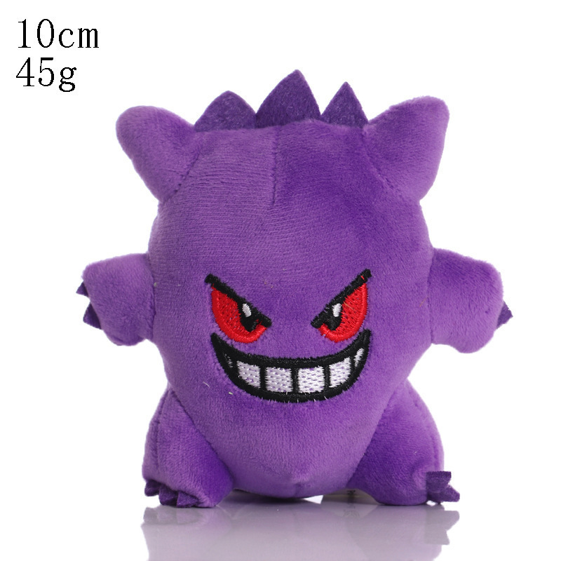 XT382 Wholesale bulk 10cm mini pokemoned peluche plush toy All star collection pokemoned plush keychain for claw vending machine