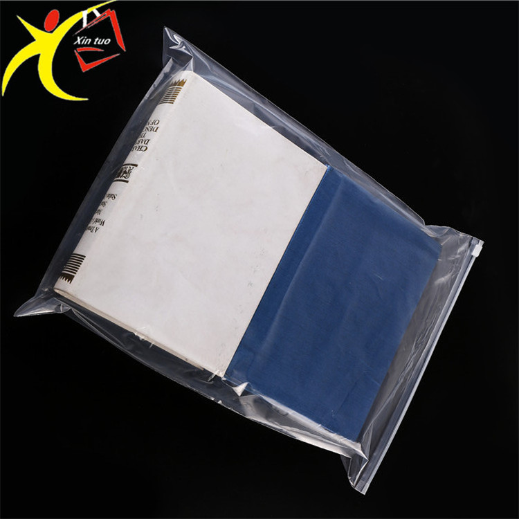 Manufacturer Transparent Clothes Plastic Zipper Clear Packaging Bags Zip Lock