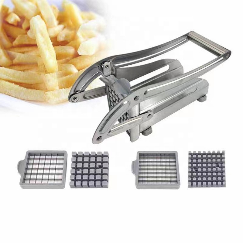 Stainless Steel Kitchen Tool Potatoes Cutter Household Potato Cucumber Slicer French Fries Cutter Machine Potato Cutting