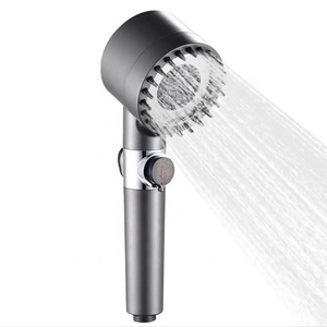 3 Modes Adjustable Shower set 4 in 1 Massage Shower High Pressure Water Saving One-Key Stop Spray Nozzle shower head