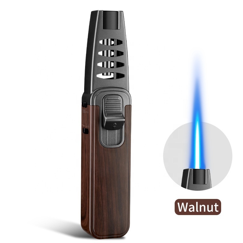 Jet Flame Refillable Torch Lighter for Outdoor Camping BBQ Kitchen Butane Not Included Camping & Hiking Essential