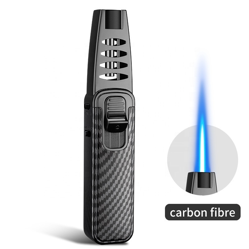 Jet Flame Refillable Torch Lighter for Outdoor Camping BBQ Kitchen Butane Not Included Camping & Hiking Essential