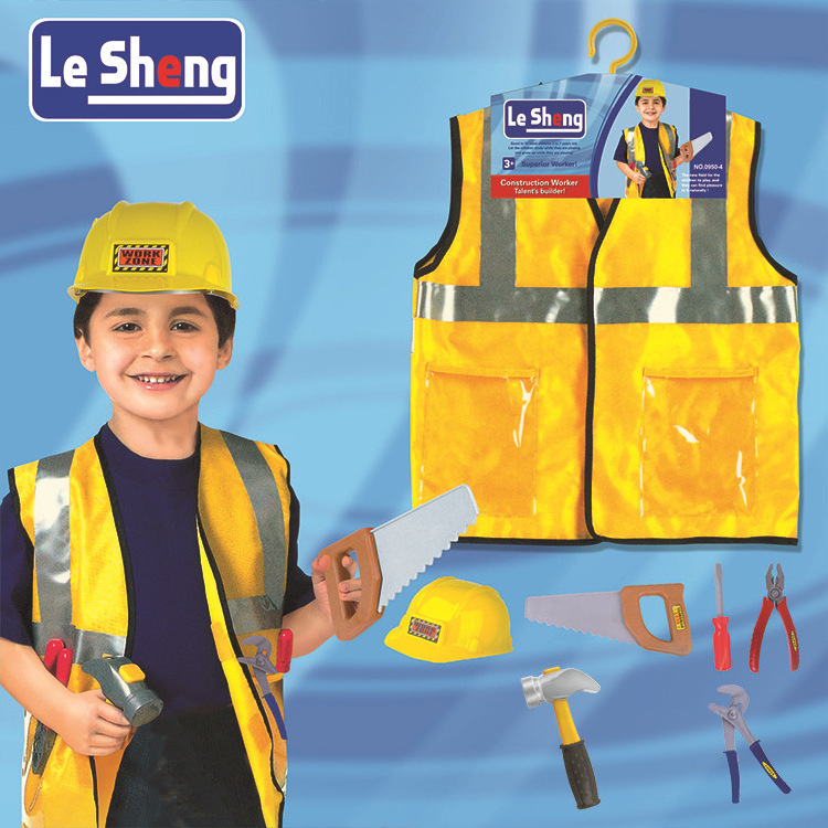 boy Garden trimmer logger Construction Worker repairer Costume for kids Children fany dress Role Play Set