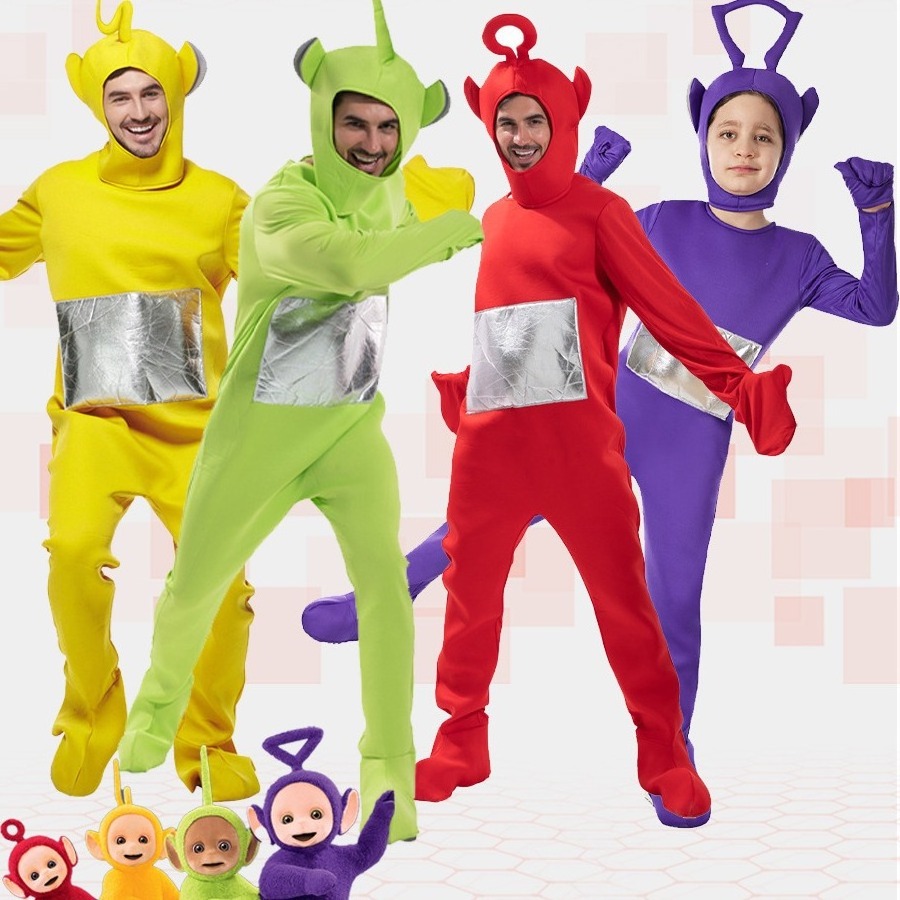 adult cartoon characters Teletubbies cosplay costume party funny costume campus event Halloween cute costume Child