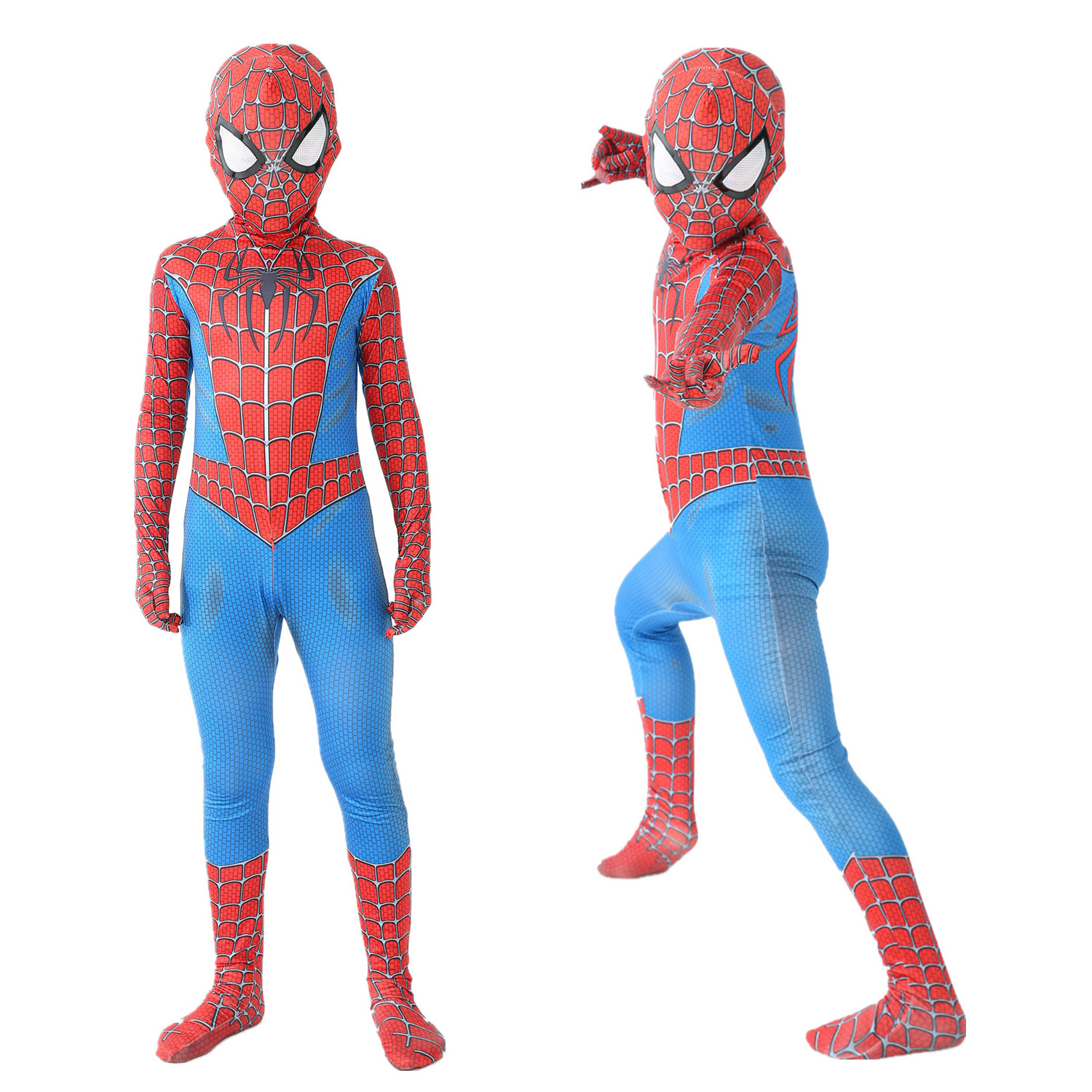 Halloween Boys Jumpsuit Superhero Onesie Anime Character Miles Cosplay Spiderman Suits Costume For Kids boys images