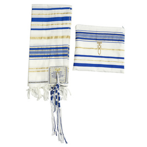 Gadol Tefillin 52*180cm Jewish Prayer Shawl Tallit Talit with Bag hijab scarf for prayer muslim ladies From Israel