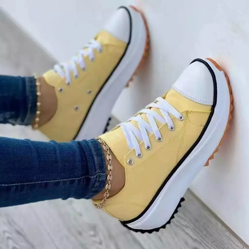 Wholesale Ladies Casual Men Blank Custom Mujer walking Sneaker Rubber platform shoes unisex canvas canvas sneakers for women