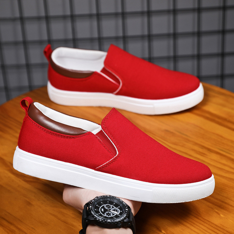 High Quality Red Boat Trendy Sports size 47 mens shoes Chaussures Femme Walking Style casual canvas distressed shoes for men