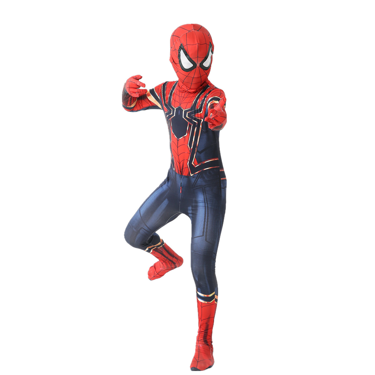 Halloween Boys Jumpsuit Superhero Onesie Anime Character Miles Cosplay Spiderman Suits Costume For Kids boys images