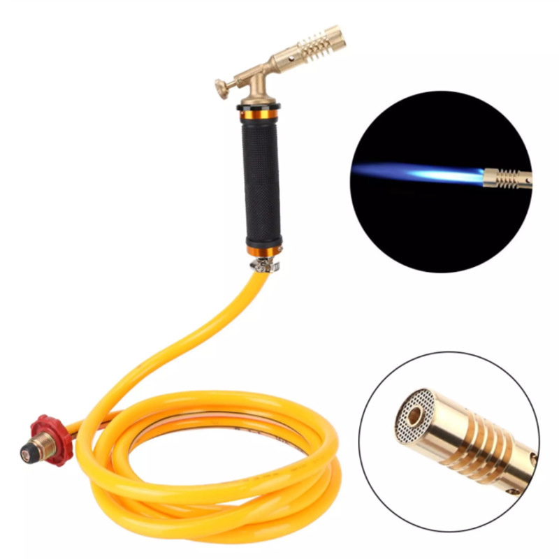 Portable Torch Butane Gas Welding Cooking Blow Torch Copper Gun Lighter Heating Welding Ignition Lighter