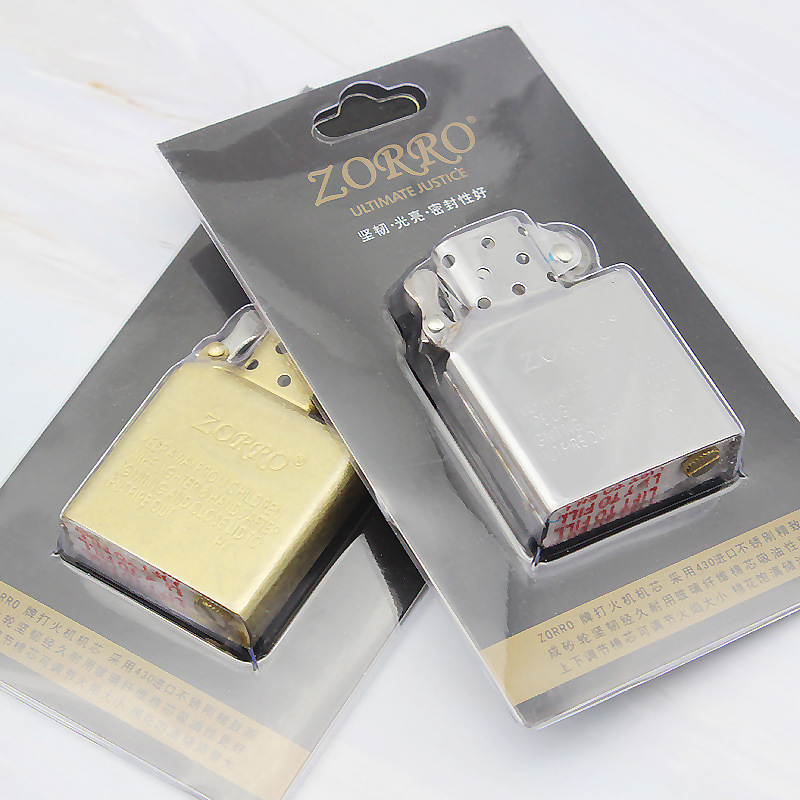 ZORRO lighter insert Pure copper Kerosene Lighter Liner stainless steel classic universal movement