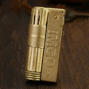 IMCO kerosene lighter original copper knurled craft gift lighter for men