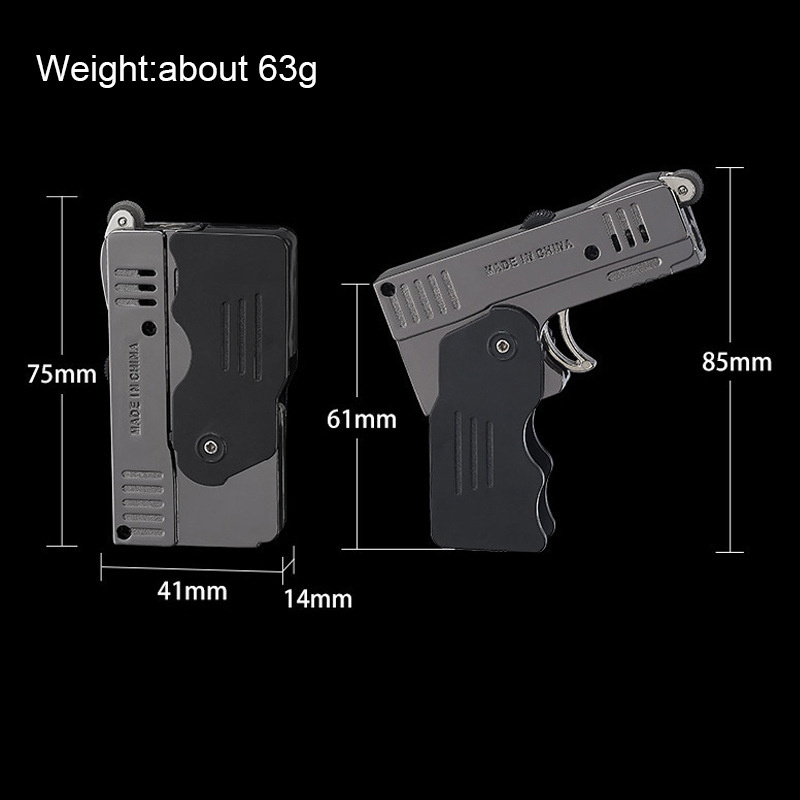 Gun Foldable Lighter Switchable Soft / Jet Flame Cigarette Cigar & Pipe Lighter  butane torch lighters