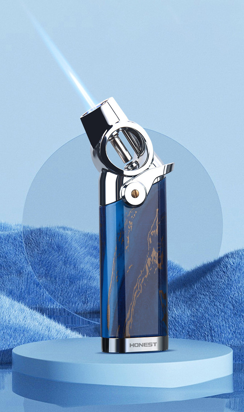 Small spray gun lighter cigar windproof butane gas torch lighter