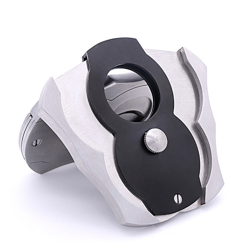 Creative Personality Hot Sale Cigar Cutter Stainless Steel Portable Tobacco Scissor For Smoking Accessories