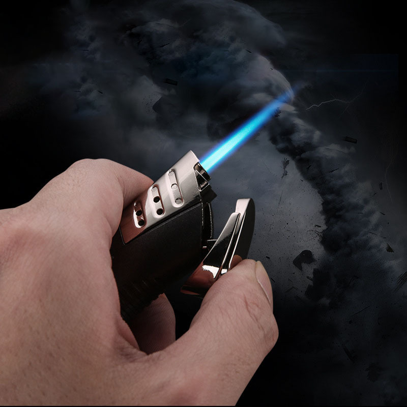 Honest Cigarette Lighters Butage Gas Adjustable Flame Torch Lighter