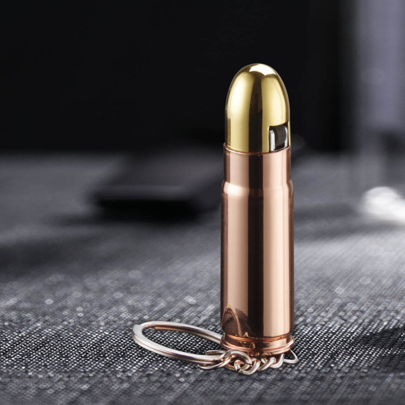 Wholesale Round bullet Lighter Open flame Lighter Metal Cigar Cigarette Lighter For Man Gift