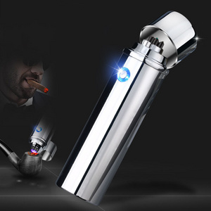 Six Arc USB Lighter With Light Rechargeable Pipe Cigar Lighter